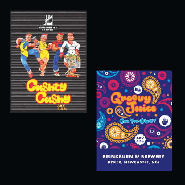 Groovy X Cushty 330ml Craft Beer Can 6-PACK