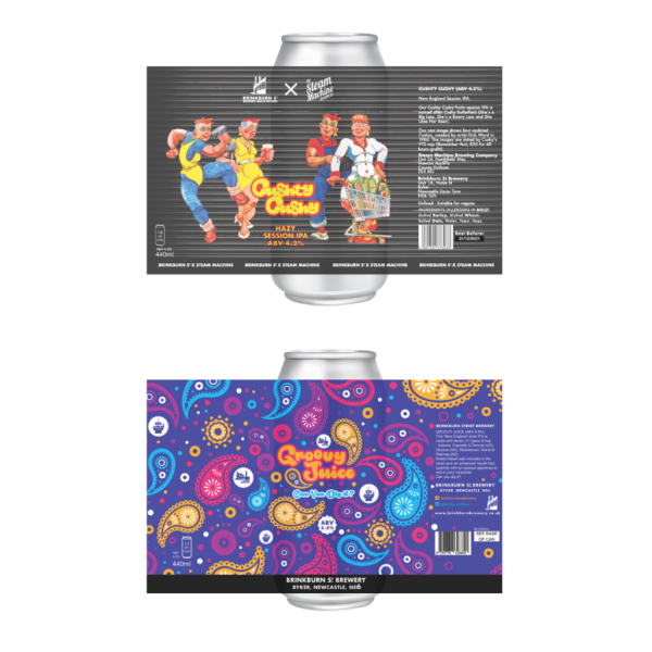 Groovy X Cushty 330ml Craft Beer Can 6-PACK
